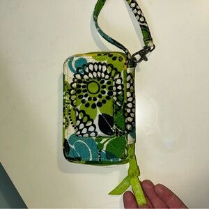 Vera Bradley Multicolor Floral Phone Wristlet
